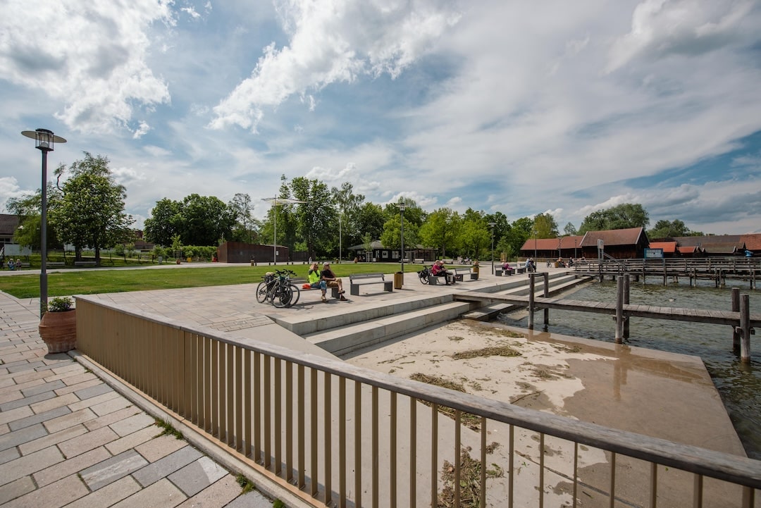 Seeuferpromenade Dießen am Ammersee, lohrer.hochrein landschaftsarchitekten und stadtplaner mit Ingenieursbüro Engelsmann Peters, Foto: © Laura Loewel