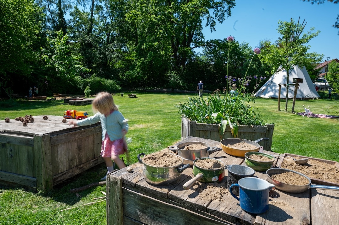 Karoline-Goldhofer-Kindertageseinrichtung, Memmingen, LATZ+PARTNER LandschaftsArchitektur Stadtplanung, Foto: © Laura Loewel